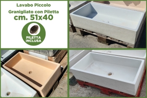 Lavabo Leggero Bocciardato 78